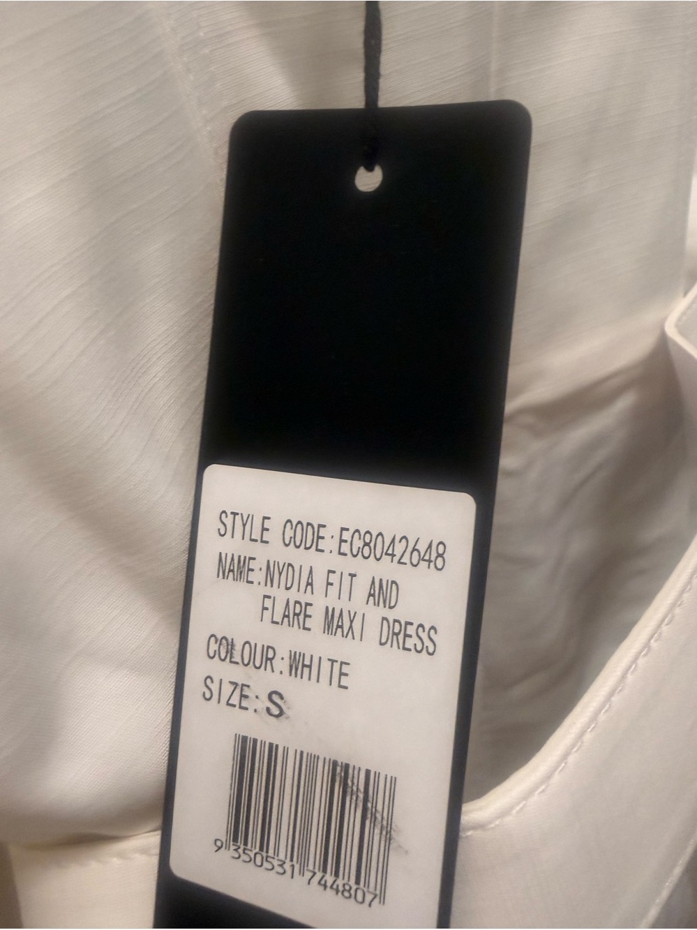 ELLIATT Women’s Nydia Fit & Flare Maxi in White Dress Size S NWT - Picture 8 of 8